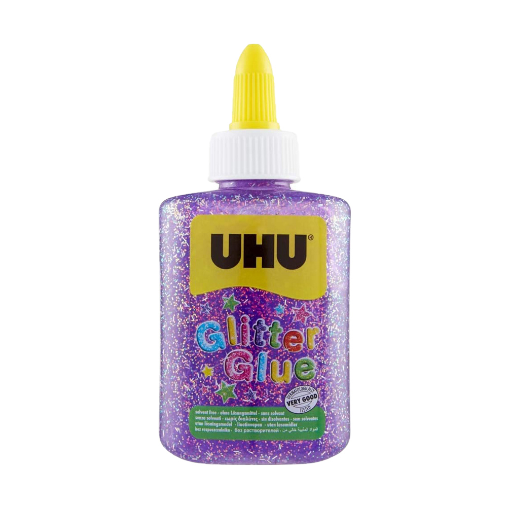 Colla Viola per Decorazioni Glitter Glue UHU 88,5 ml